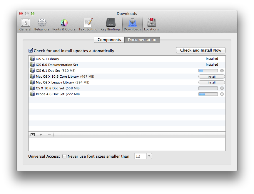 Xcode Documentation Downloader