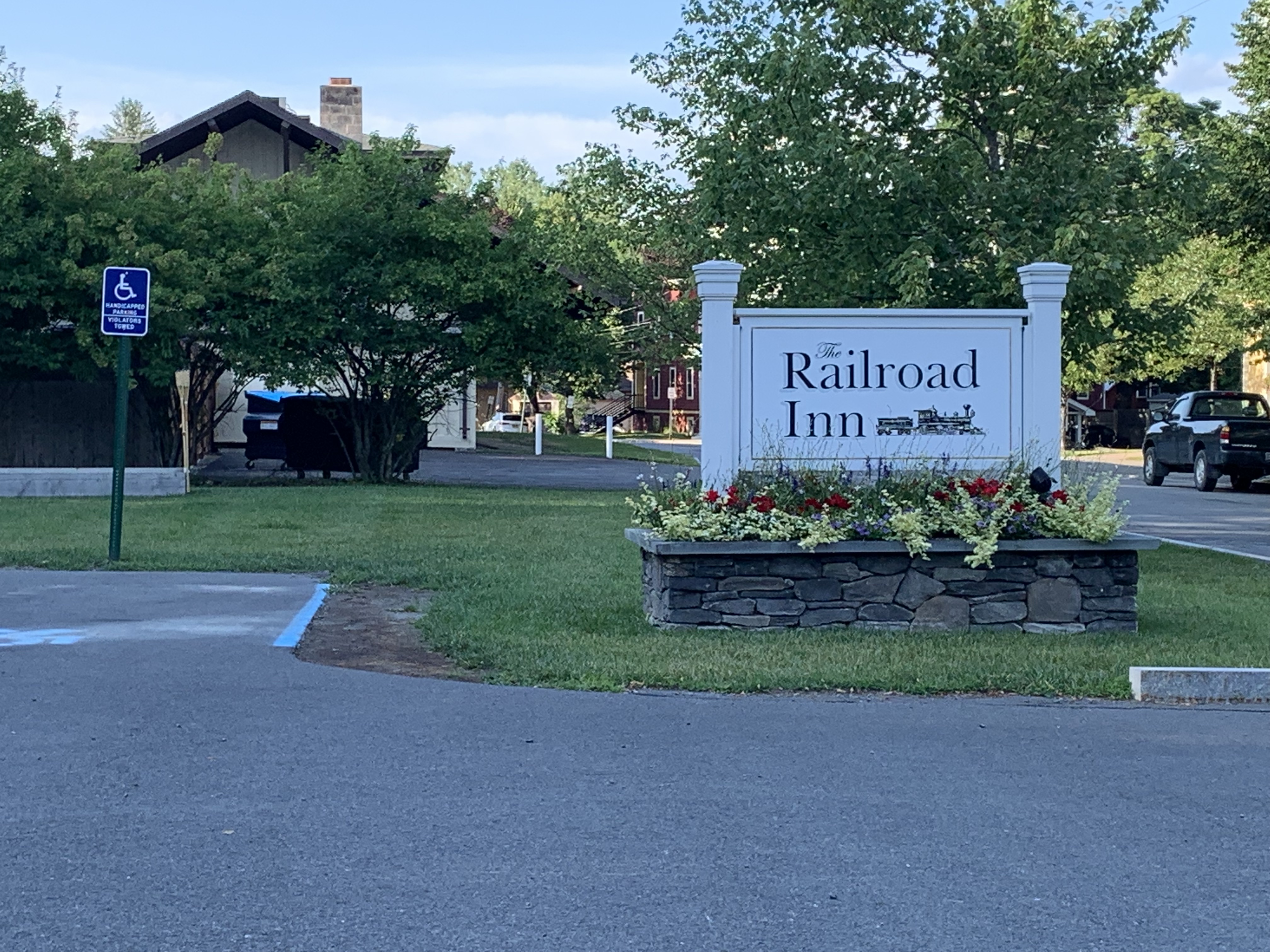 The Rail Road Inn sign